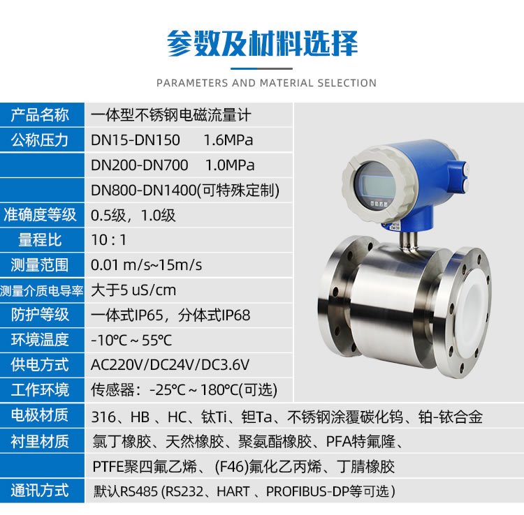 不銹鋼流量計304LDT