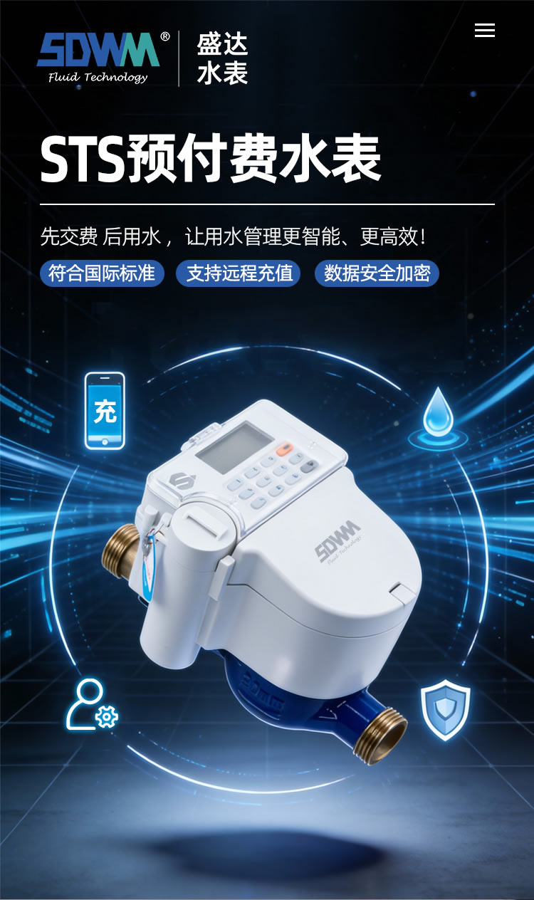 不銹鋼STS預付費分體式水表