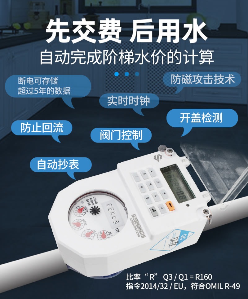 尼龍STS預付費分體式水表